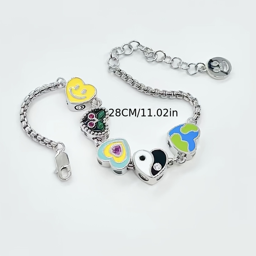 Heart Earth Face Bagua Cherry Bracelet, Sweet Design